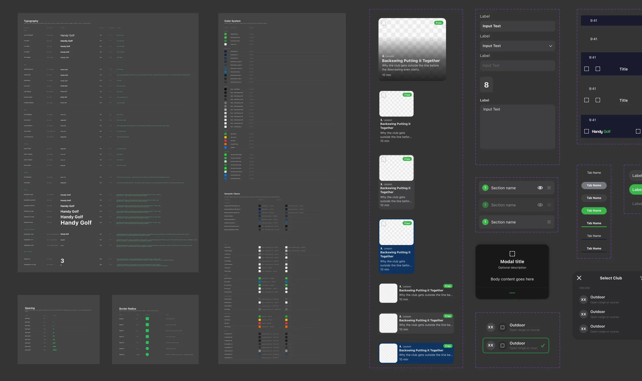 The iOS design system and component library shared by both apps