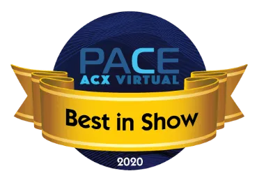 PACE ACX Virtual 2020 Best in Show award badge